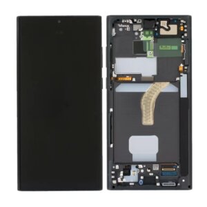 Ecran Samsung S908 Galaxy S22 Ultra 5G Black (Negru) (Service Pack)