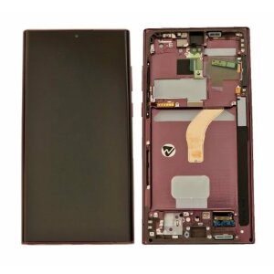Ecran Samsung S908 Galaxy S22 Ultra 5G Burgundy/ Bronze (Bronz Visiniu) (Service Pack)