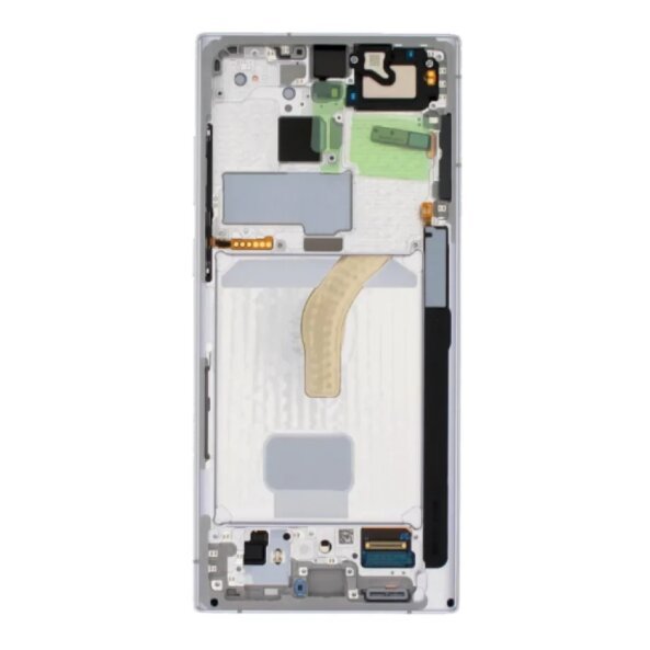Ecran Samsung S908 Galaxy S22 Ultra 5G White (Alb) (Service Pack)