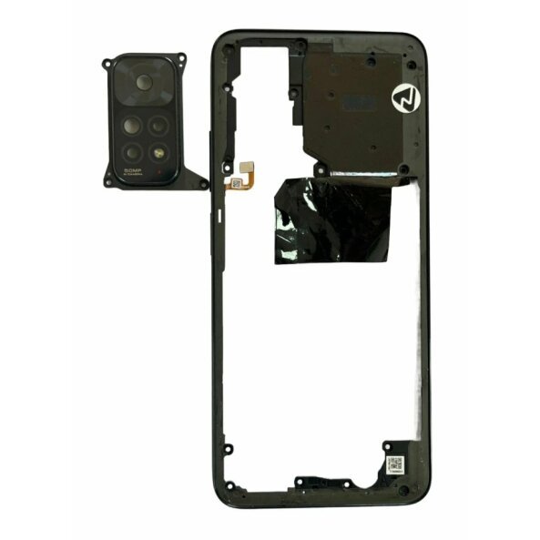 Rama cu sticla camera si buton power ON/OFF Xiaomi Redmi Note 11 (din dezmembrari)