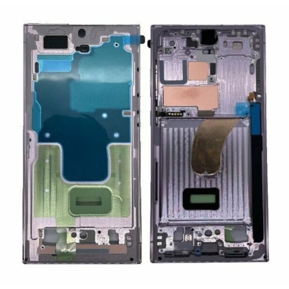 Rama Mijloc Samsung S918 Galaxy S23 Ultra 5G Lavender/ Light Pink (Violet/ Roz Deschis) (Service Pack)