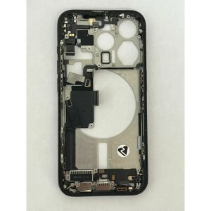 Carcasa (Body) pentru iPhone 15 Pro Black Grade 10 (din dezmembrari)