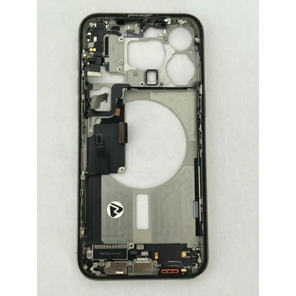 Carcasa (Body) pentru iPhone 15 Pro Max Natural Titanium Grade 10 (din dezmembrari)