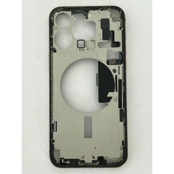 Carcasa (Body) pentru iPhone 15 Pro Max Natural Titanium Grade 10 (din dezmembrari)