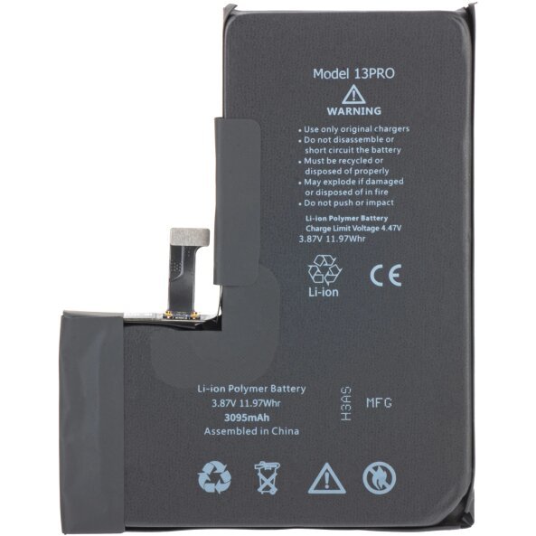 Acumulator Apple iPhone 13 Pro, cu integrare Banda Flex BMS (nu necesita sudare contacte) 
