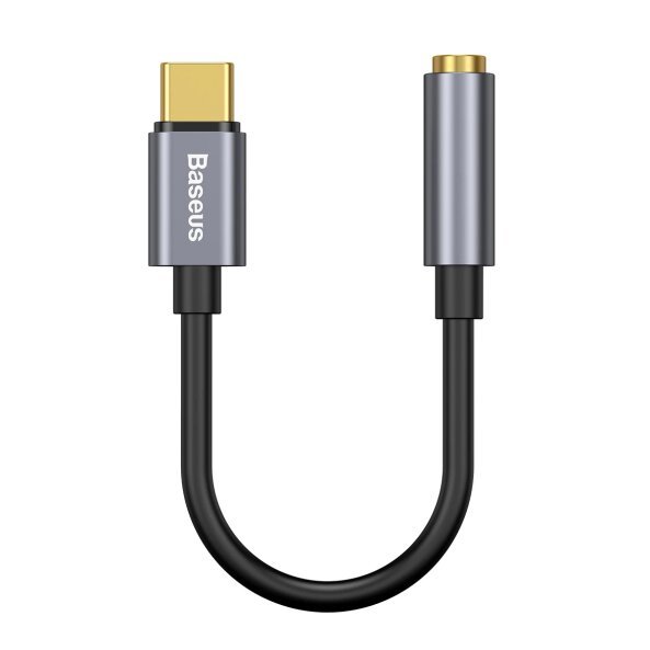 Adaptor Audio 3.5mm - USB-C Baseus L54, Gri CATL54-0G