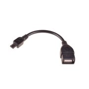 Adaptor OTG USB-A - microUSB OEM, Negru