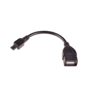 Adaptor OTG USB-A - microUSB OEM, Negru