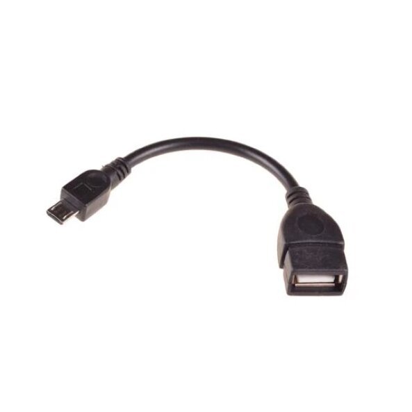 Adaptor OTG USB-A - microUSB OEM, Negru