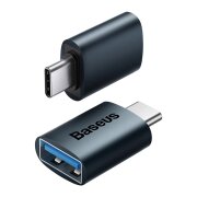 Adaptor OTG USB-A - USB-C Baseus Ingenuity, Albastru ZJJQ000003 