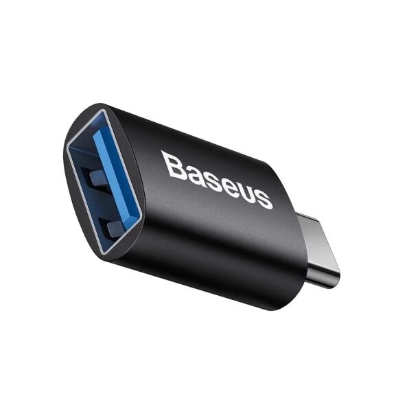Adaptor OTG USB-A - USB-C Baseus Ingenuity, Negru 