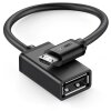 Adaptor OTG USB la MicroUSB UGREEN US133, Negru 