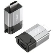 Adaptor Video XO Design GB014, HDMI - VGA, Gri 