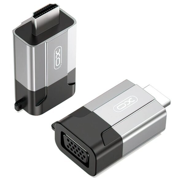 Adaptor Video XO Design GB014, HDMI - VGA, Gri 