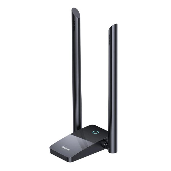 Adaptor Wireless Baseus FastJoy, Dual Band, Wi-Fi 6, 1300Mbps, Negru B01317600111-05 