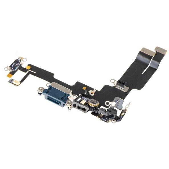 Banda cu Conector Incarcare - Microfon Apple iPhone 14, Bleumarin, Swap 