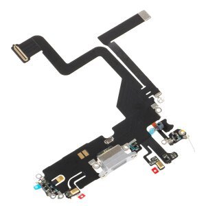 Banda cu Conector Incarcare - Microfon Apple iPhone 14 Pro, Argintiu 