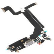 Banda cu Conector Incarcare - Microfon Apple iPhone 14 Pro Max, Argintiu 