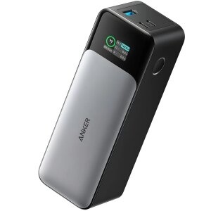 Baterie Externa Anker 737, 24000mAh, 140W, QC + PD, 1 x USB-A - 2 x USB-C, Neagra A1289011 