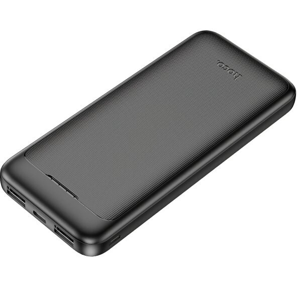 Baterie Externa HOCO J111, 10000mAh, 10W, 1 x USB-C - 2 x USB-A, Neagra 