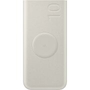 Baterie Externa Samsung, 10000mAh, 25W, PD + FQI, 1 x QI - 2 x USB-C, Bej EB-U2510XUEGEU 