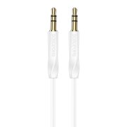 Cablu Audio 3.5mm - 3.5mm Borofone BL16, 1m, Alb 