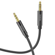 Cablu Audio 3.5mm - 3.5mm HOCO UPA19, 1m, Negru