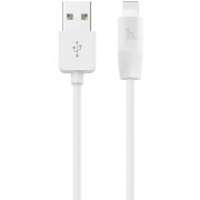 Cablu Date si Incarcare USB-A - Lightning HOCO Rapid X1, 18W, 3m, Alb