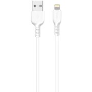 Cablu Date si Incarcare USB-A - Lightning HOCO X13 Easy, 18W, 1m, Alb
