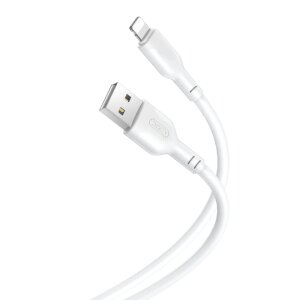 Cablu Date si Incarcare USB-A - Lightning XO Design NB103, 18W, 1m, Alb 