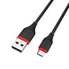 Cablu Date si Incarcare USB-A - microUSB Borofone Enjoy BX17, 18W, 1m, Negru
