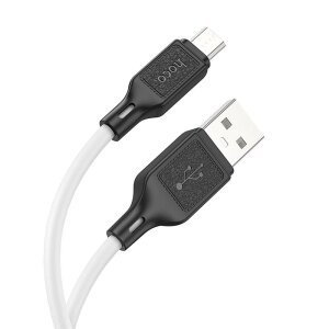 Cablu Date si Incarcare USB-A - microUSB HOCO X90, 18W, 1m, Alb 