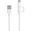 Cablu Date si Incarcare USB-A - microUSB / USB-C Xiaomi, 18W, 1m, Alb SJV4082TY 
