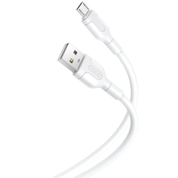 Cablu Date si Incarcare USB-A - microUSB XO Design NB212, 18W, 1m, Alb 