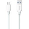 Cablu Date si Incarcare USB-A - USB-C Anker PowerLine, 18W, 0.9m, Alb A8163021 