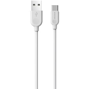 Cablu Date si Incarcare USB-A - USB-C Borofone BX14 LinkJet, 18W, 1m, Alb