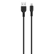 Cablu Date si Incarcare USB-A - USB-C HOCO Flash X20, 18W, 2m, Negru