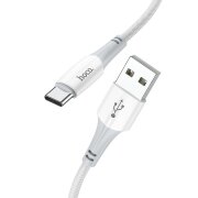 Cablu Date si Incarcare USB-A - USB-C HOCO X70, 60W, 1m, Alb 