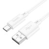 Cablu Date si Incarcare USB-A - USB-C HOCO X88, 18W, 1m, Alb 