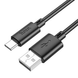 Cablu Date si Incarcare USB-A - USB-C HOCO X88, 18W, 1m, Negru 