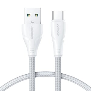 Cablu Date si Incarcare USB-A - USB-C Joyroom Surpass, 18W, 1.2m, Alb S-UC027A11 