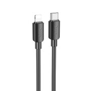 Cablu Date si Incarcare USB-C - Lightning HOCO X96, 20W, 1m, Negru 