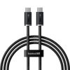 Cablu Date si Incarcare USB-C - USB-C Baseus Dynamic 3 Series, 100W, 1m, Negru P10367000111-00 