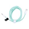 Cablu Date si Incarcare USB-C - USB-C OEM C263, 60W, 1.5m, Verde 