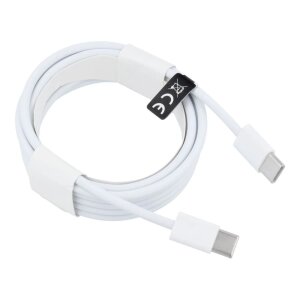 Cablu Date si Incarcare USB-C - USB-C OEM HD26, 30W, 2m, Alb 