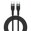 Cablu Date si Incarcare USB-C - USB-C WiWu Wi-C017, 100W, 1.2m, Negru 