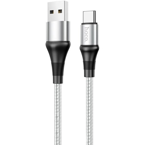 Cablu Incarcare USB-A - USB-C HOCO X50, 60W, 1m, Gri 
