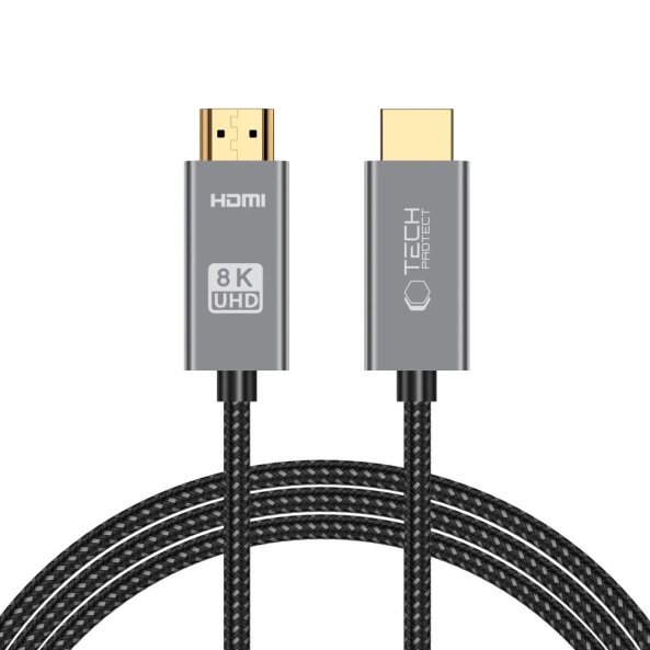 Cablu Video Tech-Protect Ultraboost, HDMI - HDMI, 8K, 2m, Negru 