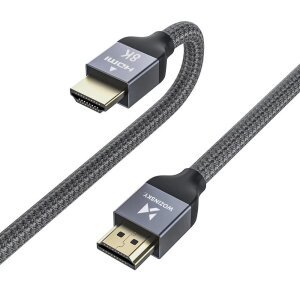 Cablu Video WZK Ultraboost, HDMI - HDMI, 8K, 2m, Argintiu WHDMI-20