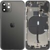 Capac Baterie Apple iPhone 11 Pro, Cu Carcasa Mijloc, Negru, Swap 